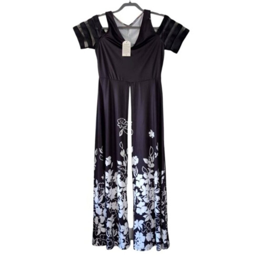 NWT Exclusive Beach Boho Coastal Lagenlook Maxi Cover Up Tunic S